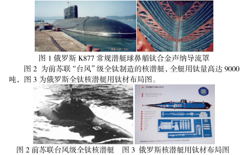 鈦材在國內(nèi)外軍用艦船中的應用現(xiàn)狀